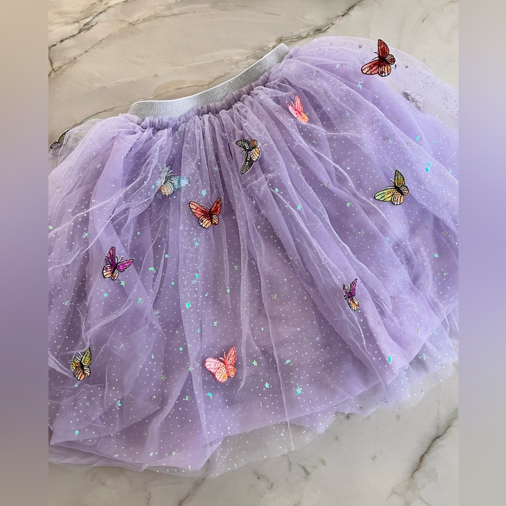 Lola and the Boys Girls size 8 Butterfly tutu/skirt